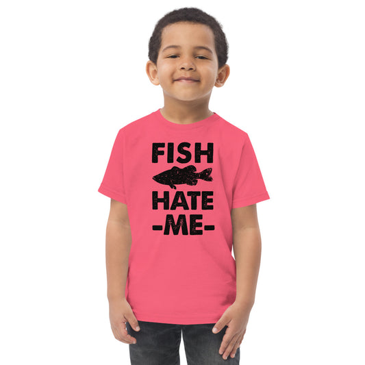 Kid's Funny Fishing Shirt Fish Fear Me