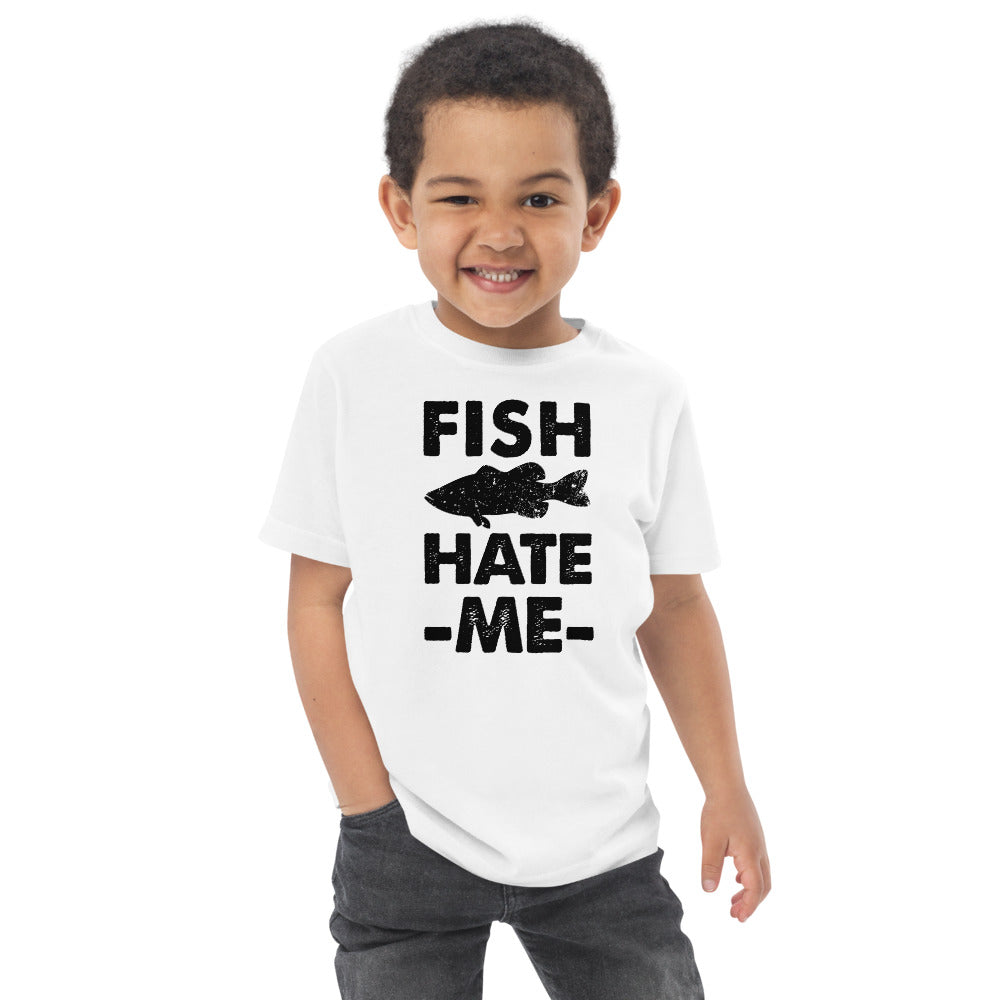 FISH HATE ME - Toddler jersey t-shirt